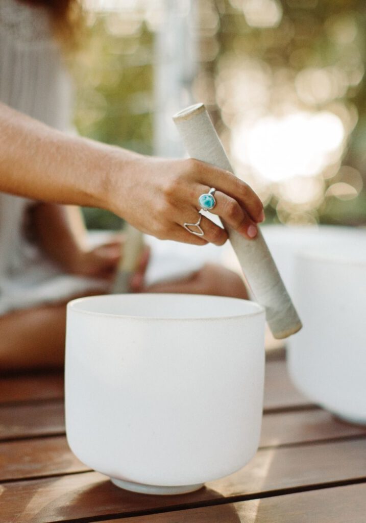 crystal singing bowl sound healing